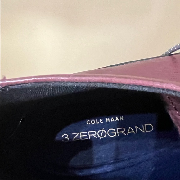 Cole Haan 3.Zero Grand  Men\'s Burgundy Leather Shoes size 11 1/2 Medium Like New main image 8